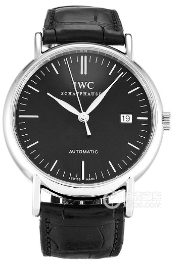 IWC人気シリーズIW356308ブラックファインスチール腕時計